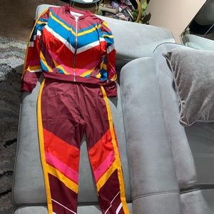 Women’s cute colorful two piece jumpsuit
